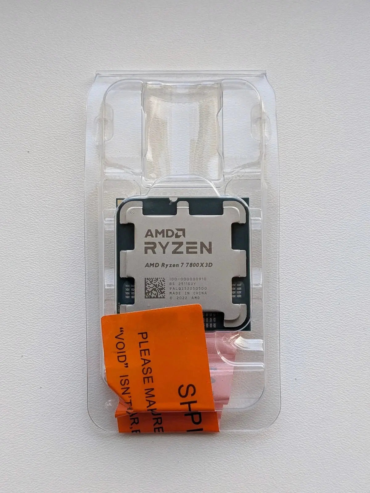 AMD Ryzen 7 7800X3D 4.2GHz Socket AM5 TRAY OEM without BOX AMD